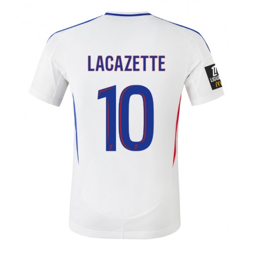 Moški Nogometni dresi Olympique Lyonnais Alexandre Lacazette #10 Domači 2024-25 Kratek Rokav